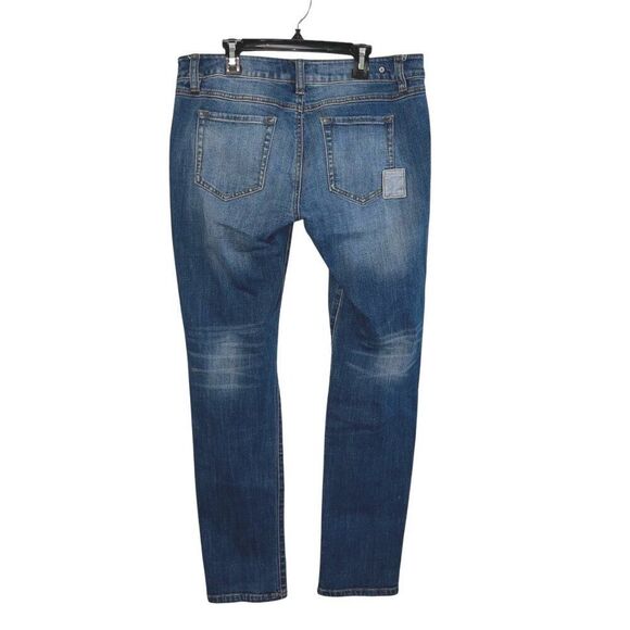 Womens Cabi Size 4 Jeans Style #5308 Slim Boyfriend Patchwork Jeans - Picture 3 of 12